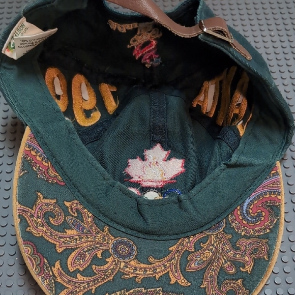 1996 Olympics Atlanta Green And Brown Hat Vintage - Picture 5 of 8